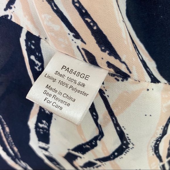 PARKER Silk Aztec Geometric Maxi Dress XS - Picture 6 of 7